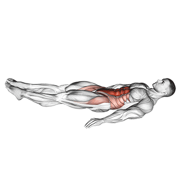 Bottoms-up exercise animated demonstration