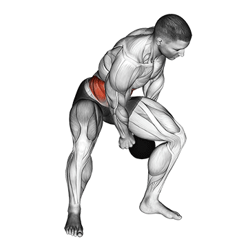 Kettlebell Figure 8 exercise animated demonstration