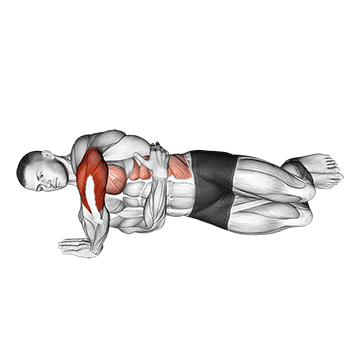 Side Push-up exercise animated demonstration