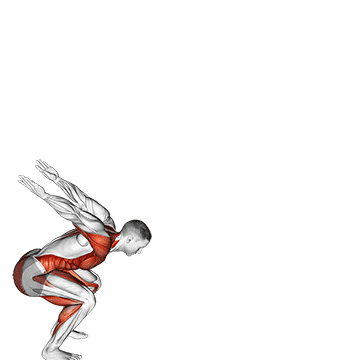 Forward Jump exercise animated demonstration