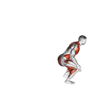 Backward Jump exercise animated demonstration