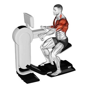 Hands Bike exercise animated demonstration