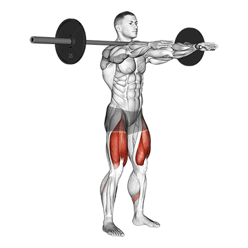 Frankenstein Squat exercise animated demonstration