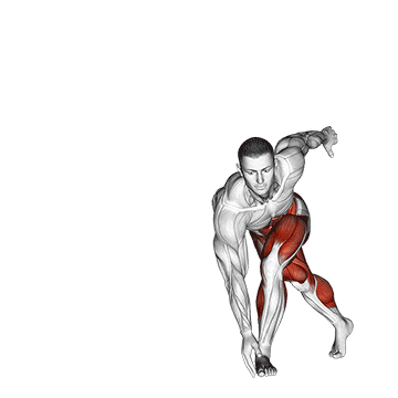 Back And Forth Step exercise animated demonstration